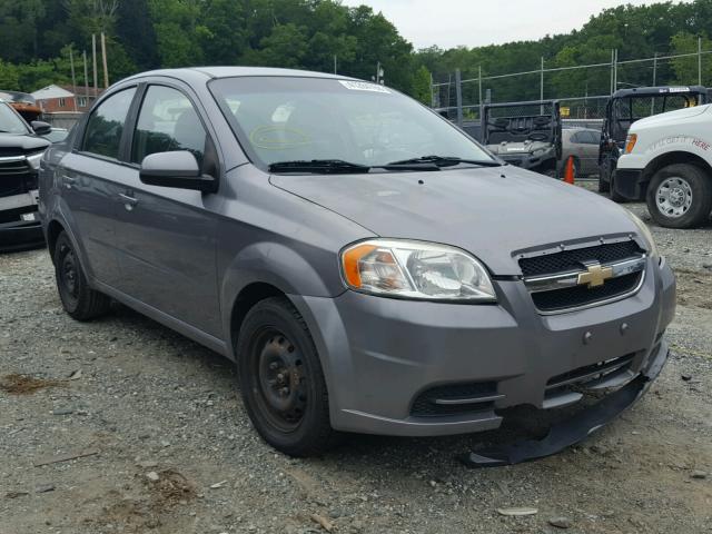 KL1TD5DE8BB256325 - 2011 CHEVROLET AVEO LS SILVER photo 1
