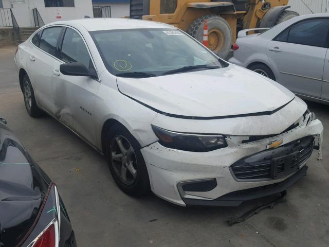 1G1ZB5ST8GF265741 - 2016 CHEVROLET MALIBU LS WHITE photo 1