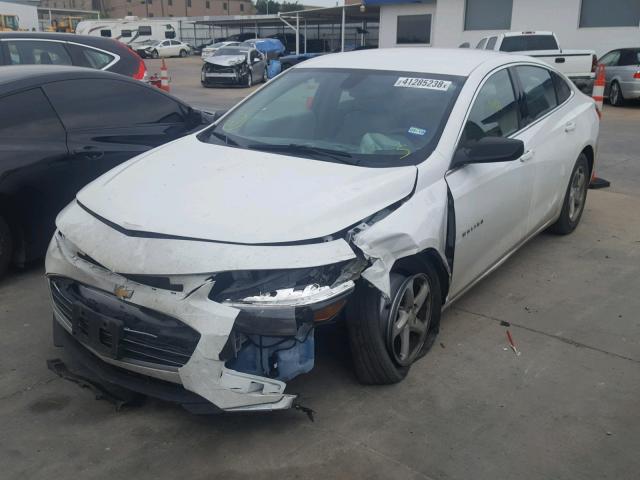 1G1ZB5ST8GF265741 - 2016 CHEVROLET MALIBU LS WHITE photo 2