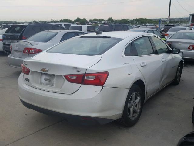 1G1ZB5ST8GF265741 - 2016 CHEVROLET MALIBU LS WHITE photo 4
