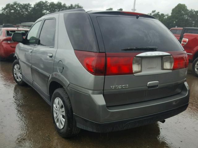 3G5DB03E64S550392 - 2004 BUICK RENDEZVOUS SILVER photo 3