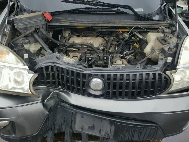3G5DB03E64S550392 - 2004 BUICK RENDEZVOUS SILVER photo 7