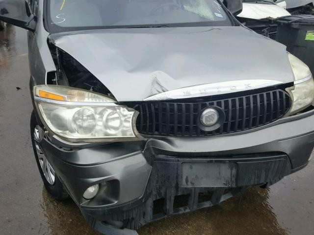 3G5DB03E64S550392 - 2004 BUICK RENDEZVOUS SILVER photo 9