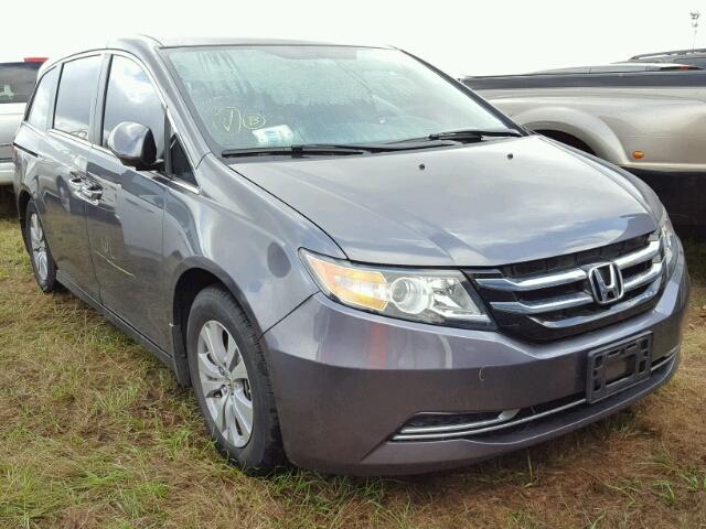 5FNRL5H49FB120585 - 2015 HONDA ODYSSEY EX GRAY photo 1