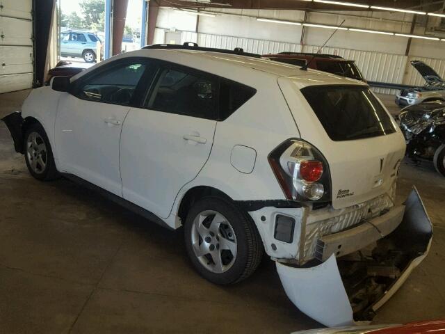 5Y2SP67819Z453345 - 2009 PONTIAC VIBE WHITE photo 3