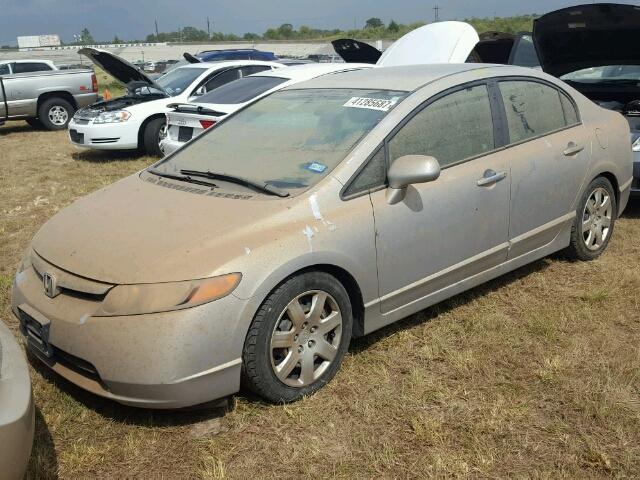 1HGFA16556L124161 - 2006 HONDA CIVIC SILVER photo 2