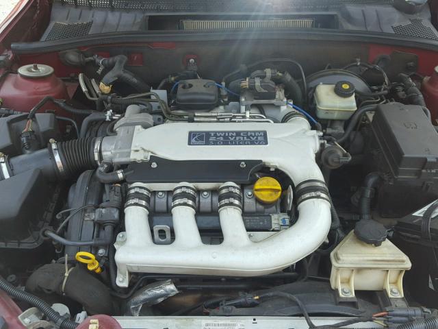 1G8JD54R35Y500008 - 2005 SATURN L300 LEVEL RED photo 7