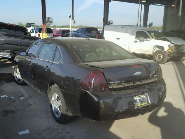 2G1WB58K189150698 - 2008 CHEVROLET IMPALA LS BROWN photo 3