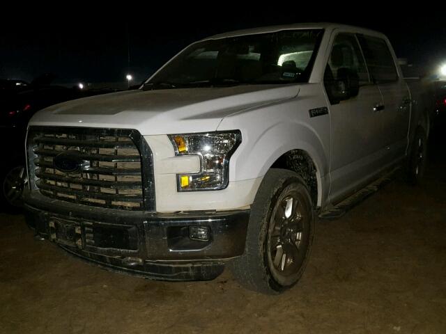 1FTEW1E86GKF30805 - 2016 FORD F150 SUPER WHITE photo 2