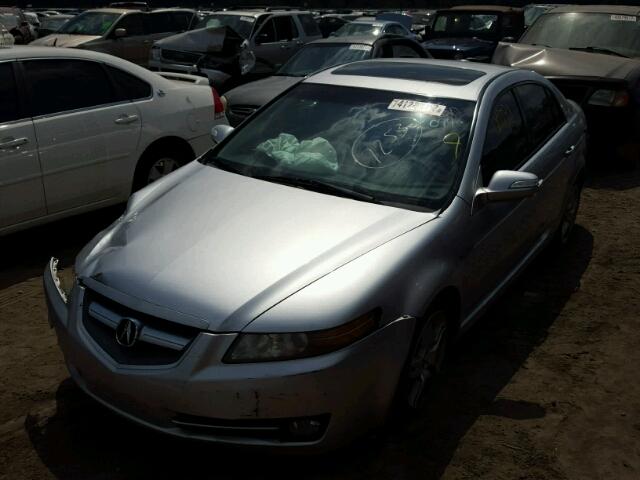 19UUA66287A020948 - 2007 ACURA TL SILVER photo 2