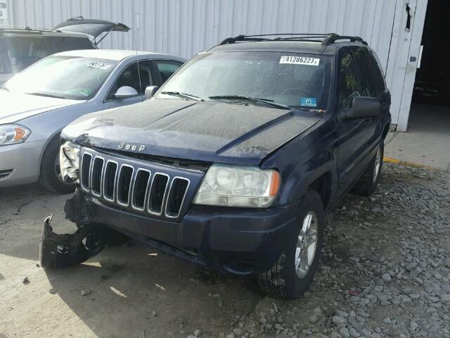 1J4GW48S73C593704 - 2003 JEEP GRAND CHER GRAY photo 2