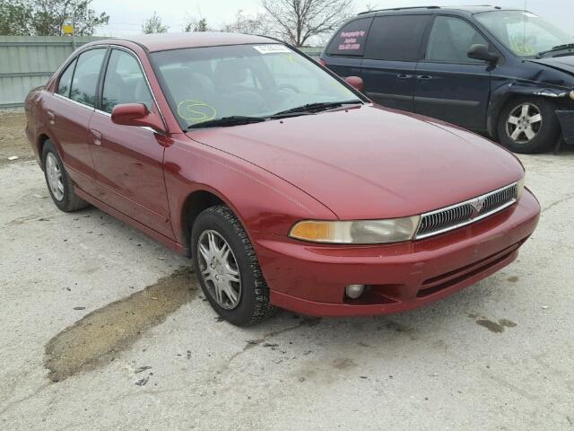 4A3AA46G2YE048754 - 2000 MITSUBISHI GALANT ES RED photo 1