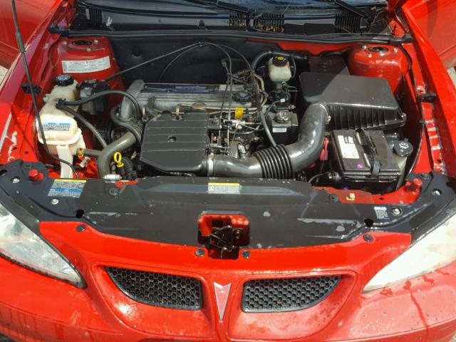 1G2NF52F04M615721 - 2004 PONTIAC GRAND AM S 红色 照片 7