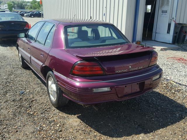 1G2NE55MXSM516978 - 1995 PONTIAC GRAND AM S იასამნისფერი ფოტო 3