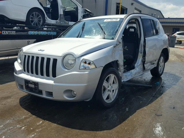 1J8FT47W08D628592 - 2008 JEEP COMPASS SP SILVER photo 2