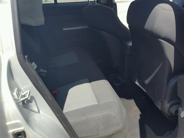 1J8FT47W08D628592 - 2008 JEEP COMPASS SP SILVER photo 6