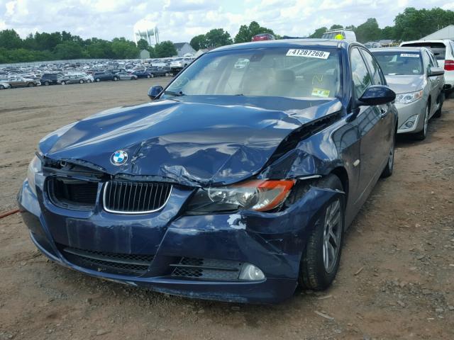 WBAVB17576NK37813 - 2006 BMW 325 I AUTO BLUE photo 2