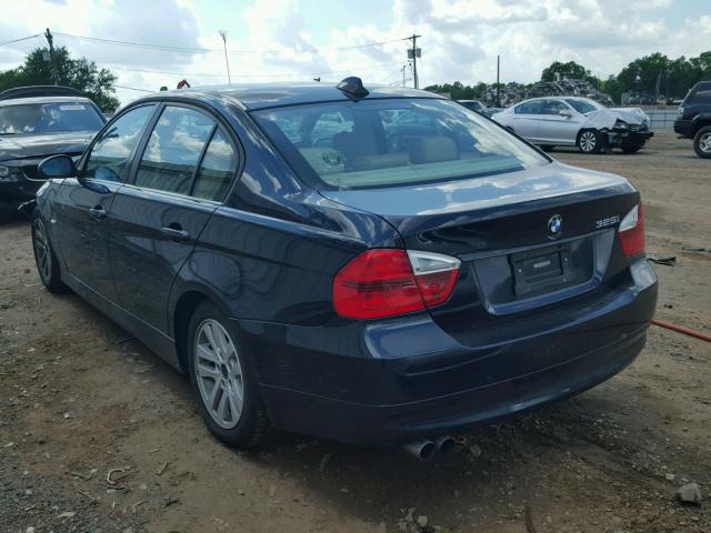 WBAVB17576NK37813 - 2006 BMW 325 I AUTO BLUE photo 3