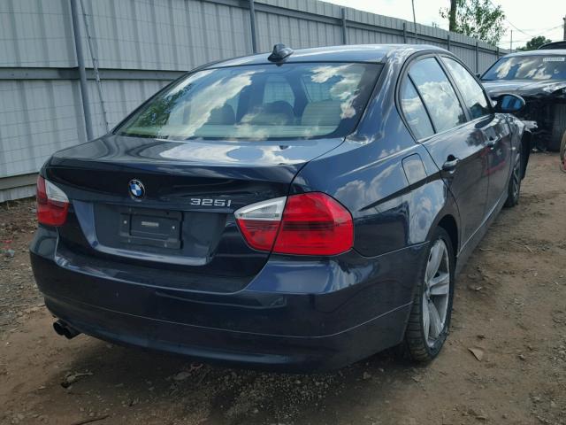 WBAVB17576NK37813 - 2006 BMW 325 I AUTO BLUE photo 4