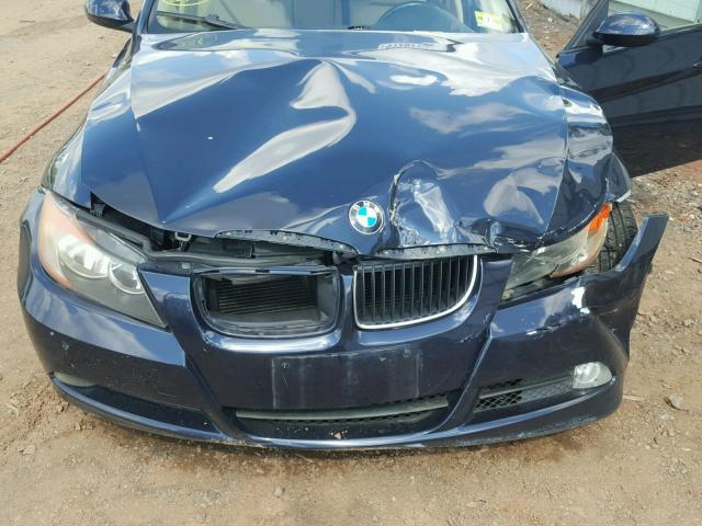 WBAVB17576NK37813 - 2006 BMW 325 I AUTO BLUE photo 7