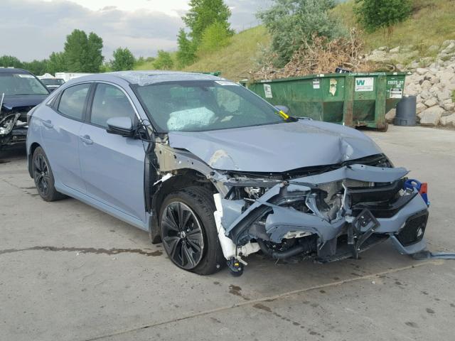 SHHFK7H75HU212693 - 2017 HONDA CIVIC EXL 蓝色 照片 1