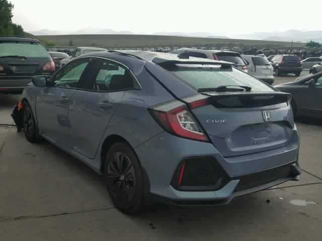 SHHFK7H75HU212693 - 2017 HONDA CIVIC EXL 蓝色 照片 3