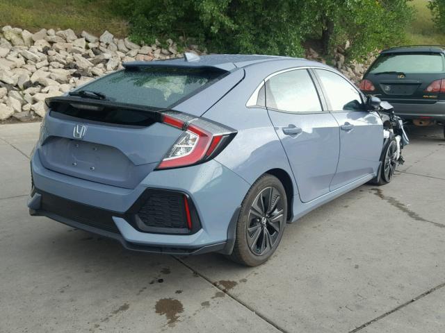 SHHFK7H75HU212693 - 2017 HONDA CIVIC EXL 蓝色 照片 4