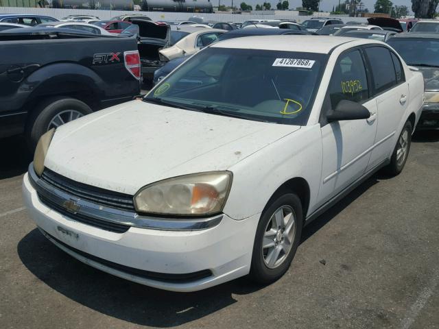 1G1ZT54855F221764 - 2005 CHEVROLET MALIBU LS WHITE photo 2