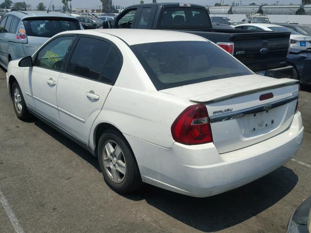 1G1ZT54855F221764 - 2005 CHEVROLET MALIBU LS WHITE photo 3