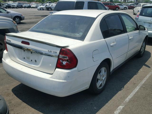 1G1ZT54855F221764 - 2005 CHEVROLET MALIBU LS WHITE photo 4