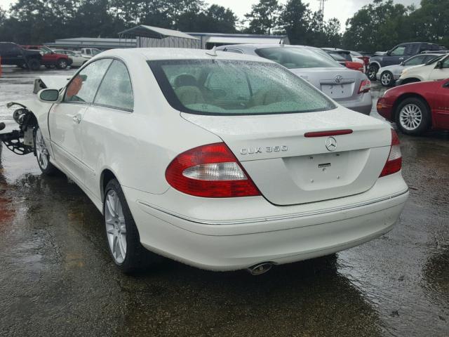 WDBTJ56HX8F247649 - 2008 MERCEDES-BENZ CLK 350 WHITE photo 3