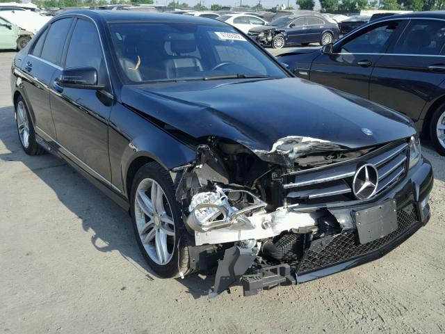 WDDGF4HB8EA935624 - 2014 MERCEDES-BENZ C 250 BLACK photo 1