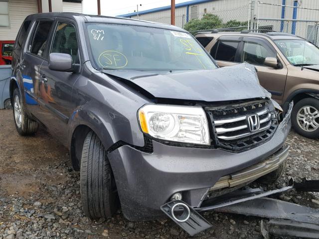 5FNYF4H45FB012266 - 2015 HONDA PILOT EX GRAY photo 1