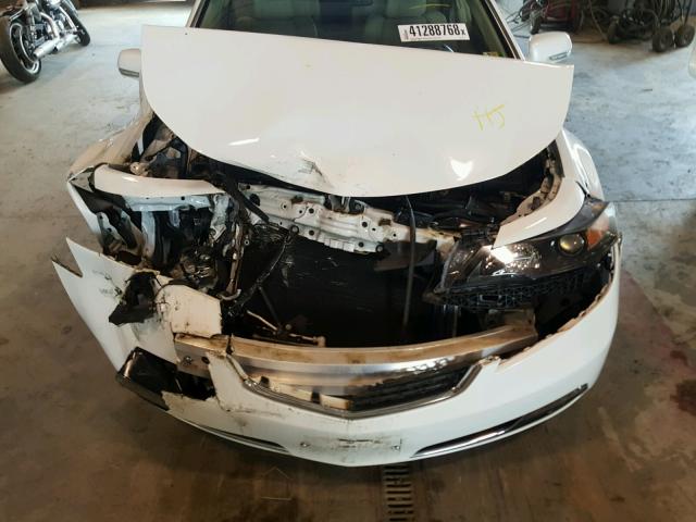 19UUA8F5XDA008110 - 2013 ACURA TL TECH WHITE photo 7