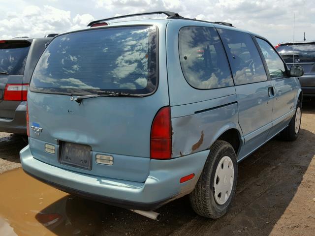 4N2DN11W6PD842210 - 1993 NISSAN QUEST GXE BLUE photo 4