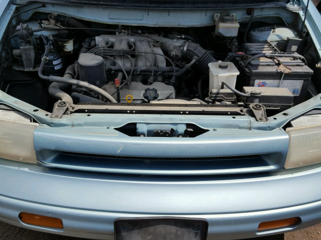 4N2DN11W6PD842210 - 1993 NISSAN QUEST GXE BLUE photo 7