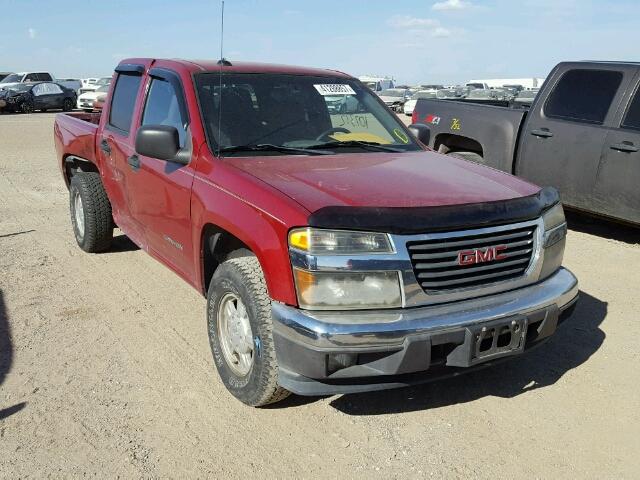 1GTCS136148124508 - 2004 GMC CANYON RED photo 1