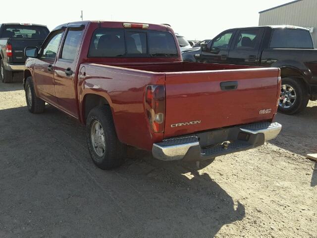 1GTCS136148124508 - 2004 GMC CANYON RED photo 3