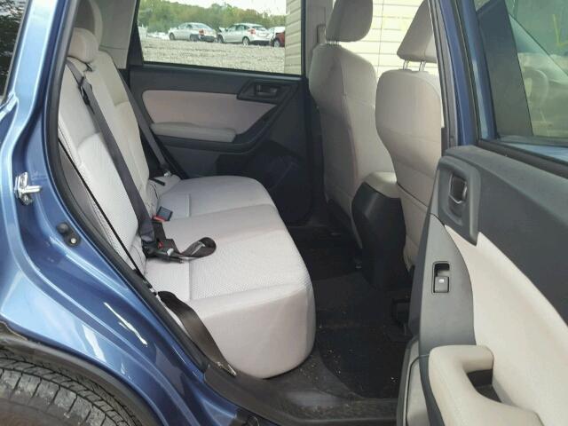 JF2SJADC2GG549525 - 2016 SUBARU FORESTER 2 BLUE photo 6