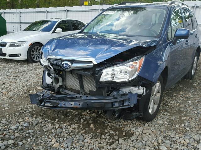 JF2SJADC2GG549525 - 2016 SUBARU FORESTER 2 BLUE photo 9