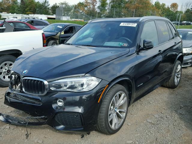 5UXKR0C52F0P15682 - 2015 BMW X5 XDRIVE3 BLACK photo 2