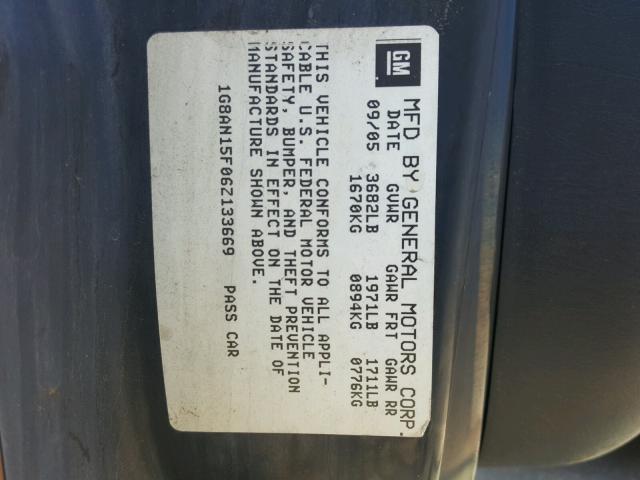 1G8AN15F06Z133669 - 2006 SATURN ION LEVEL ORANGE photo 10