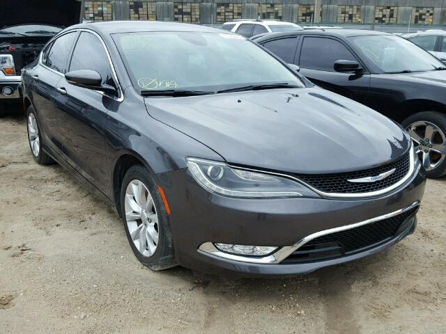 1C3CCCCG7FN686598 - 2015 CHRYSLER 200 GRAY photo 1