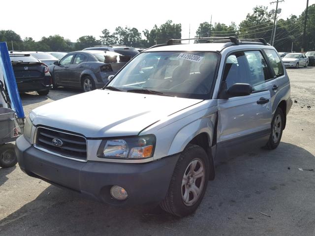 JF1SG63663H718574 - 2003 SUBARU FORESTER 2 SILVER photo 2