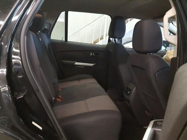 2FMDK4JC6DBA28381 - 2013 FORD EDGE SEL BLACK photo 6