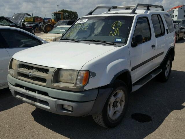 5N1ED28T21C536626 - 2001 NISSAN XTERRA XE WHITE photo 2