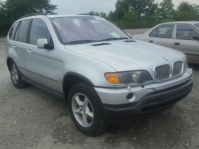 WBAFB33561LH11862 - 2001 BMW X5 4.4I SILVER photo 1