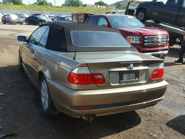 WBABW33466PX86522 - 2006 BMW 325 CI GOLD photo 3