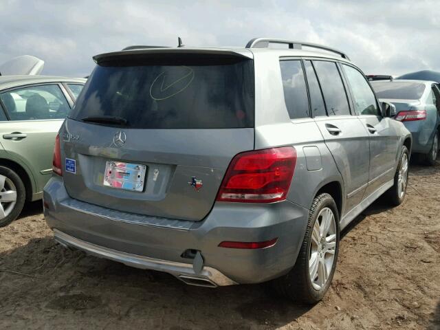 WDCGG5HB5EG196751 - 2014 MERCEDES-BENZ GLK GRAY photo 4