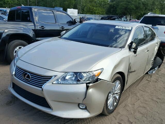 JTHBK1GG2E2128438 - 2014 LEXUS ES 350 GOLD photo 2